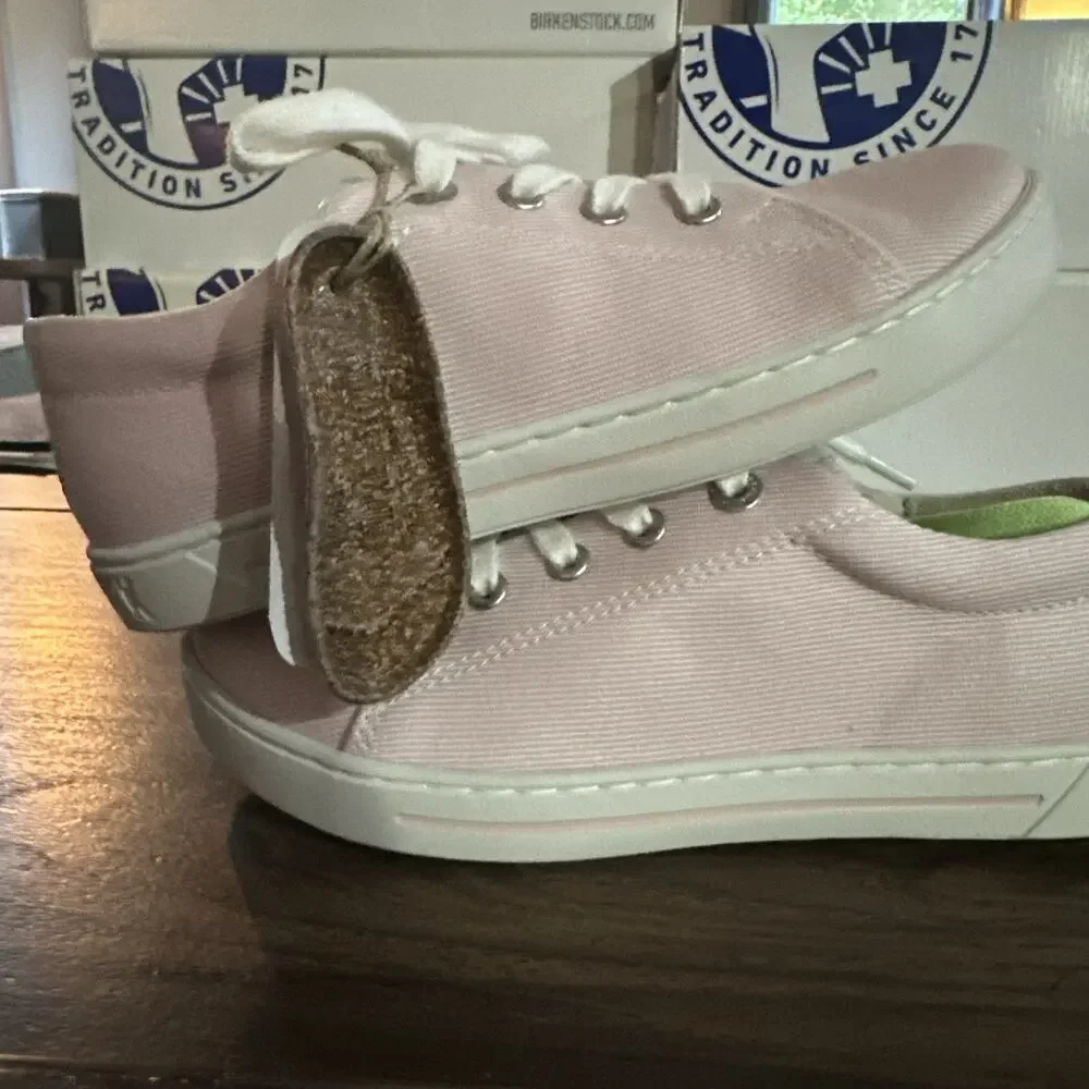Birkenstock Arran Kids Pink Canvas Sneaker Lace Up EU 32 US 1 NIB 0448331